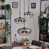 Mertola Suspension, Boule lumineuse Noir, 3 lumières