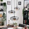 Mertola Suspension, Boule lumineuse Noir, 3 lumières