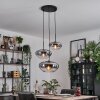 Mertola Suspension, Boule lumineuse Noir, 3 lumières