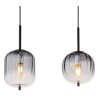 ATTILA Suspension Luminaires Globo Lighting Noir, 4 lumières