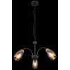 GERLY Suspension Luminaires Globo Lighting Noir, 3 lumières