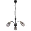 GERLY Suspension Luminaires Globo Lighting Noir, 3 lumières