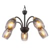 GERLY Suspension Luminaires Globo Lighting Noir, 5 lumières