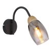 GERLY Applique murale Luminaires Globo Lighting Noir, 1 lumière