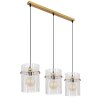 Gorley Suspension Luminaires Globo Lighting Or, 3 lumières