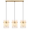 Gorley Suspension Luminaires Globo Lighting Or, 3 lumières