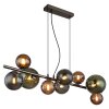 Riha Suspension Luminaires Globo Lighting Gris, 9 lumières