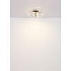 Karen Ventilateur de plafond lumineux Luminaires Globo Lighting LED Écru, Noir, 1 lumière, Télécommandes