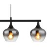 Maxy Suspension Luminaires Globo Lighting Noir, 4 lumières