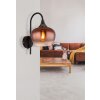 Maxy Applique murale Luminaires Globo Lighting Chrome, Noir, 1 lumière