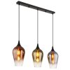 Lavus Suspension Luminaires Globo Lighting Noir, 3 lumières