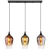 Lavus Suspension Luminaires Globo Lighting Noir, 3 lumières