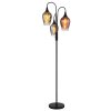 Lavus Lampadaire Luminaires Globo Lighting Noir, 3 lumières