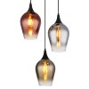 Lavus Suspension Luminaires Globo Lighting Noir, 3 lumières