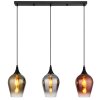 Lavus Suspension Luminaires Globo Lighting Noir, 3 lumières