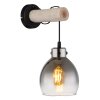 Ryan Applique murale Luminaires Globo Lighting Écru, Noir, 1 lumière