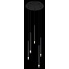 Blake Suspension Luminaires Globo Lighting Noir, 5 lumières