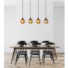 Zumba Suspension Luminaires Globo Lighting Noir, 4 lumières