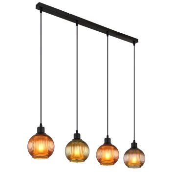 Zumba Suspension Luminaires Globo Lighting Noir, 4 lumières