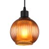 Zumba Suspension Luminaires Globo Lighting Noir, 1 lumière