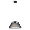 Baku Suspension Luminaires Globo Lighting Noir, 1 lumière