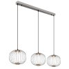 Galway Suspension Luminaires Globo Lighting LED Nickel mat, 1 lumière