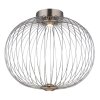 Galway Plafonnier Luminaires Globo Lighting LED Nickel mat, 1 lumière