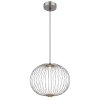 Galway Suspension Luminaires Globo Lighting LED Nickel mat, 1 lumière