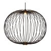 Galway Suspension Luminaires Globo Lighting LED Noir, 1 lumière