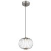 Galway Suspension Luminaires Globo Lighting LED Nickel mat, 1 lumière