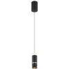 Alvarado Suspension Luminaires Globo Lighting LED Noir, 1 lumière