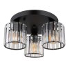 Jordana Plafonnier Luminaires Globo Lighting Noir, 3 lumières