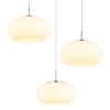 Quintara Suspension Luminaires Globo Lighting LED Nickel mat, 1 lumière