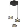 Quintara Suspension Luminaires Globo Lighting LED Noir, 1 lumière