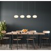 Quintara Suspension Luminaires Globo Lighting LED Nickel mat, 1 lumière