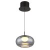 Quintara Suspension Luminaires Globo Lighting LED Noir, 1 lumière