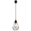 Zachary Suspension Luminaires Globo Lighting Noir, 1 lumière