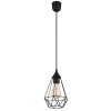 Zachary Suspension Luminaires Globo Lighting Noir, 1 lumière