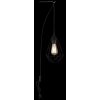 Zachary Suspension Luminaires Globo Lighting Noir, 1 lumière