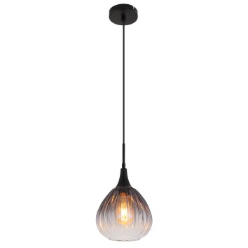 Olsen Suspension Luminaires Globo Lighting Noir, 1 lumière