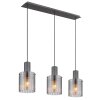 Tulivar Suspension Luminaires Globo Lighting Gris, 3 lumières