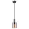 Tulivar Suspension Luminaires Globo Lighting Gris, 1 lumière