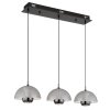 Arus Suspension Luminaires Globo Lighting LED Noir, 1 lumière