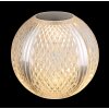 Aida Lampe à poser Luminaires Globo Lighting LED Nickel mat, Transparent, 1 lumière