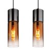 Annika Suspension Luminaires Globo Lighting Noir, 4 lumières