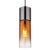 Annika Suspension Luminaires Globo Lighting Noir, 1 lumière