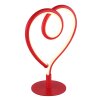 Amore Lampe à poser Luminaires Globo Lighting LED Rouge, 1 lumière