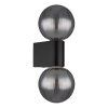 Ander Applique murale Luminaires Globo Lighting Noir, 2 lumières