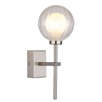 Ander Applique murale Luminaires Globo Lighting Nickel mat, 1 lumière