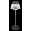 Lora Lampe à poser Luminaires Globo Lighting LED Anthracite, 1 lumière